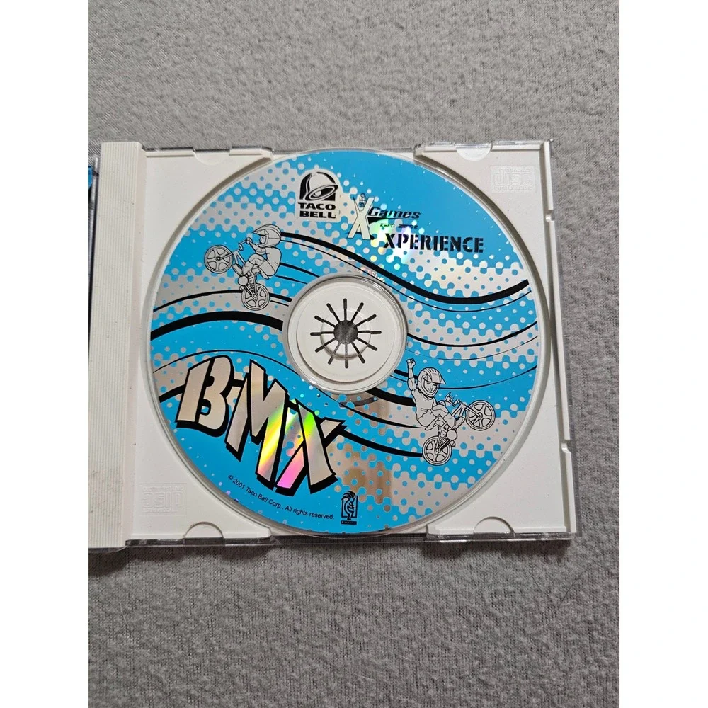 Taco Bell X Games Xperience: BMX promotional PC game from 2001. Vintage
